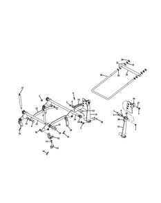 Lift Assembly Diagram and Parts List for Z-FORCE48 (17BF3AGV-17BF3AGV010)(2011) Cub Cadet Lawn Tractor